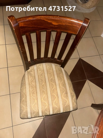 Трапезна маса с 6 стола, снимка 3 - Столове - 53401437