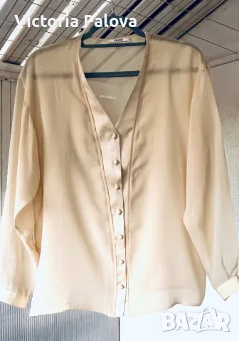 Копринена риза/блуза оригинал  MANI (ARMANI) Италия, снимка 7 - Ризи - 49554942