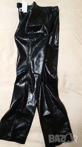 Mango, Нови кожени панталони , снимка 4 - Панталони - 52300452