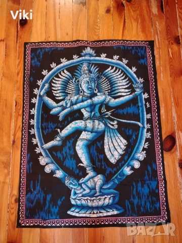 Шива памучно шалте, снимка 2 - Декорация за дома - 53142260