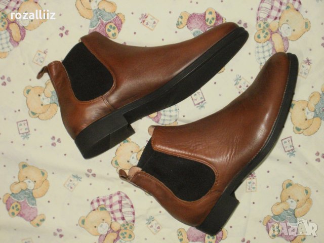 BLEND и SELECTED HOMME мъжки нови естествена кожа 42, снимка 10 - Мъжки боти - 43583881