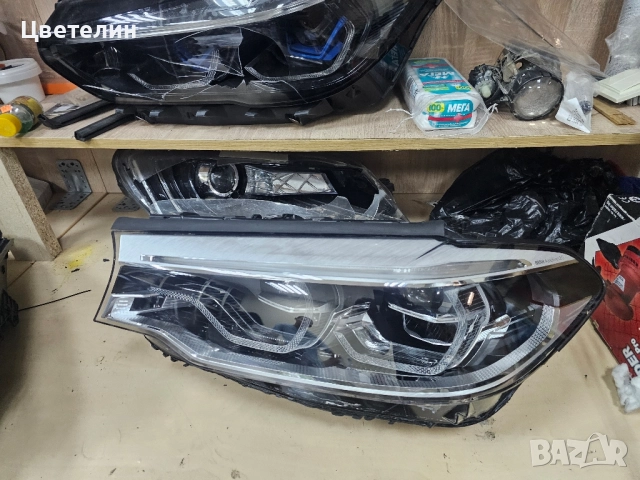 Ляв фар BMW 5 G30 Adaptive LED lqv far бмв 5 г30 адаптив лед, снимка 2 - Части - 51827856