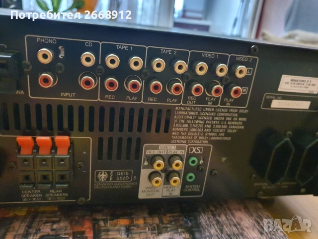 Ресийвър KENWOOD , снимка 3 - Ресийвъри, усилватели, смесителни пултове - 52792482