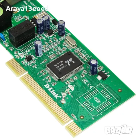 Медна гигабитова мрежова карта D-Link DGE-528T PCI, снимка 2 - Мрежови адаптери - 49749049