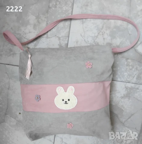 Ръчно изработена чанта зайче , снимка 6 - Чанти - 51116598