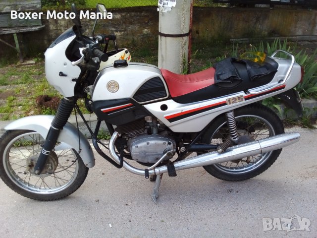 Чехословакия,Cz 125Sport,1990г,Оригинален с БГ Документи,Бартерни сделки са възможни , снимка 1 - Мотоциклети и мототехника - 39216168