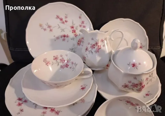 Сервиз закуска кафе и десерт, фин порцелан марка Scherzer , снимка 12 - Сервизи - 48227411