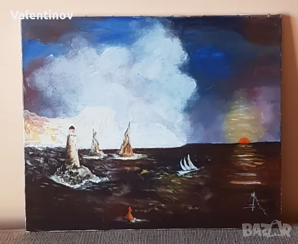 Картина масло върху платно 