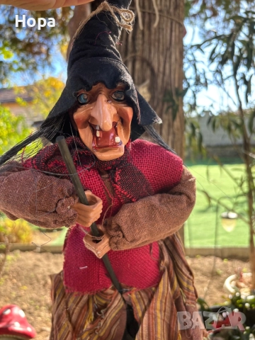 Висяща Баба Яга 50см., снимка 12 - Декорация за дома - 52263960