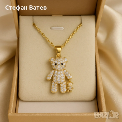 Колие „Мече – класически кристали“