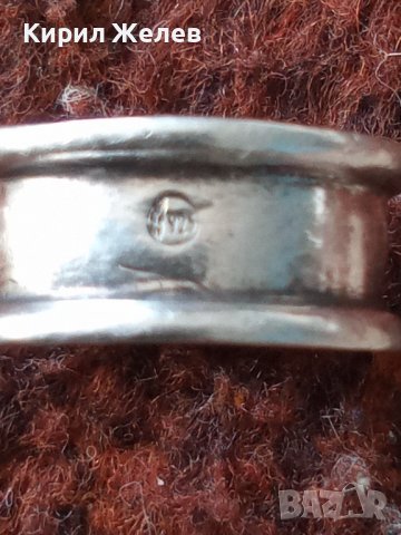 СРЕБЪРНА АРТ ДИЗАЙНЕРСКА ХАЛКА ПРЪСТЕН МАСИВНО СРЕБРО 925 БУТИКОВО БИЖУ 25988, снимка 3 - Пръстени - 35950814