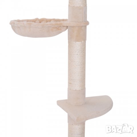 Котешка катерушка с променлива височина 230-260 см, бежов, снимка 4 - За котки - 32774196