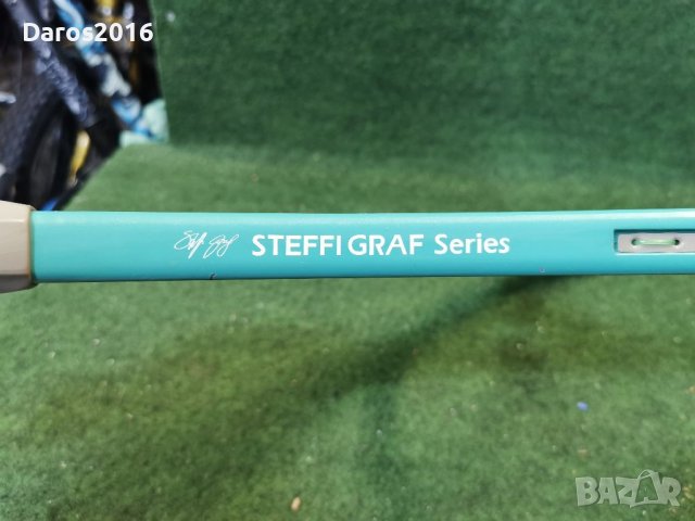 Стара ракета за тенис на корт Dunlop, Steffi Graf , снимка 6 - Тенис - 39385317