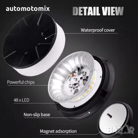 СИГНАЛНА ЛАМПА, МАЯК 12V- 24V - 3228, снимка 3 - Аксесоари и консумативи - 47764331