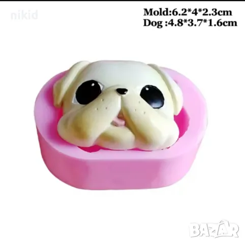 Глава на куче силиконов молд форма фондан шоколад гипс декор