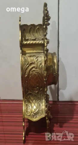 Италиански Бронзов Каминен Часовник Lancini , снимка 8 - Антикварни и старинни предмети - 50195336