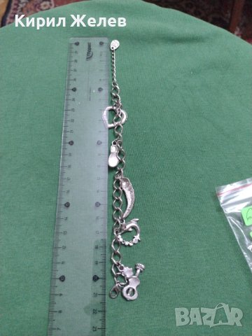 Фешън модел дамска гривна 🎸, 🐬, ❤️, много красива ефектна 37428, снимка 9 - Гривни - 40413228