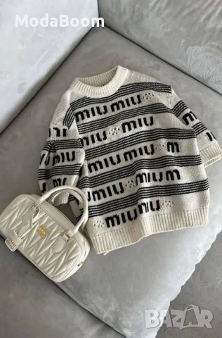 Miu Miu дамски пуловери фино плетиво