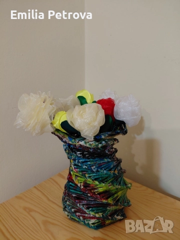 ваза с цветя