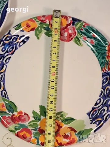 голяма порцеланова чаша с чинийка 23/3, снимка 6 - Чаши - 49353013