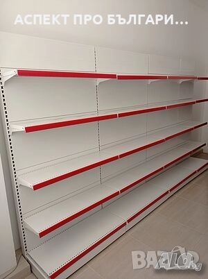 Крайстенен стелаж Н/185, 40/4*30, снимка 3 - Стелажи и щандове - 52157598