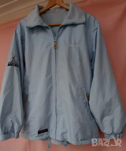 Мъжко яке двулицево в разцветка небесно синьо., снимка 1