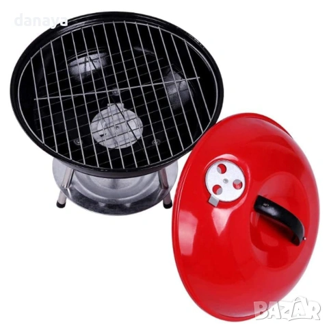 5651 Метално барбекю на дървени въглища, снимка 6 - Аксесоари за кухня - 53491561