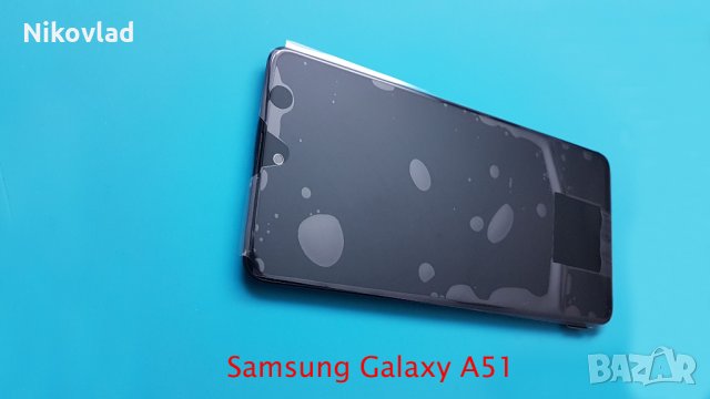 Дисплей с рамка Samsung Galaxy A51, снимка 2 - Резервни части за телефони - 34605745