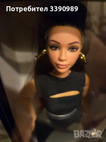 Кукла Barbie Basics Модел 5 – Колекционерска кукла с кестенява коса, черна мини рокля - Mattel, снимка 14 - Кукли - 49919091