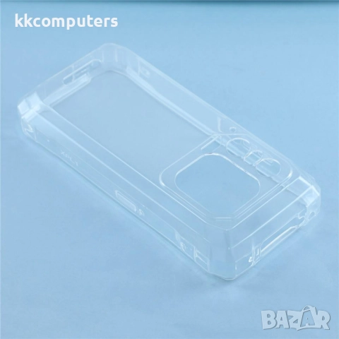 Калъф с протектор за Blackview Xplore 1– мек TPU удароустойчив калъф, прозрачен или черен, снимка 4 - Калъфи, кейсове - 52477240