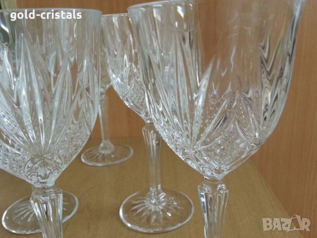 кристални чаши, снимка 7 - Антикварни и старинни предмети - 26224825