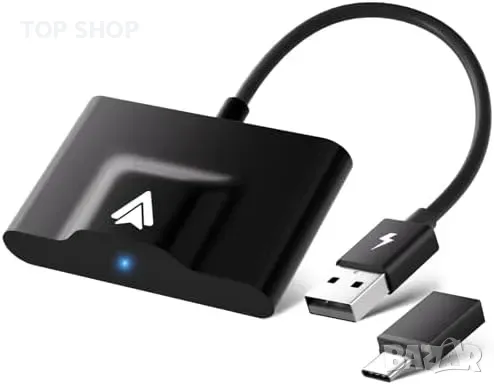 Нов Безжичен адаптер Android Auto за автомобили 2017-2024, 5GHz Wi-Fi