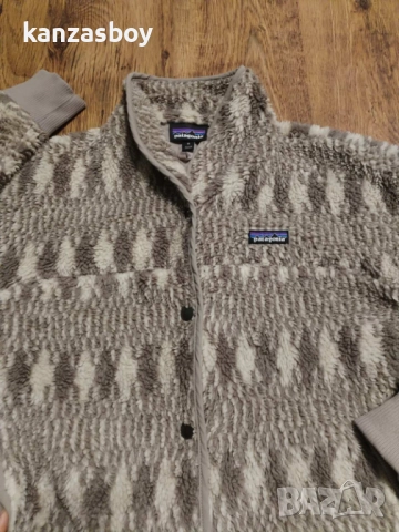 patagonia snap front retro-x jacket - дамско шерпа яке М, снимка 5 - Якета - 52594943