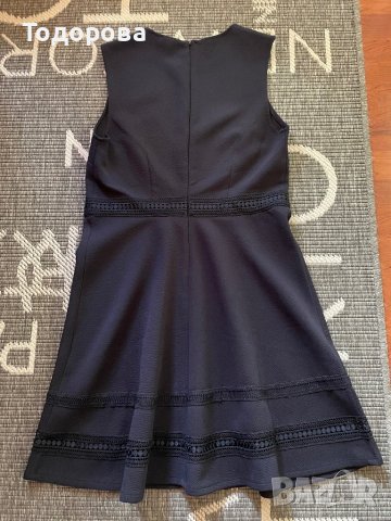 Тъмносиня елегантна рокля H&M без ръкави., снимка 4 - Рокли - 44013348