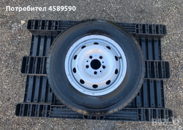 Резервна гума+Джанта 15цола 5x118 за бус Fiat Ducato,Iveco Daily,Citroen Jumper,Peugeot Boxer,Opel M, снимка 4 - Гуми и джанти - 51808921