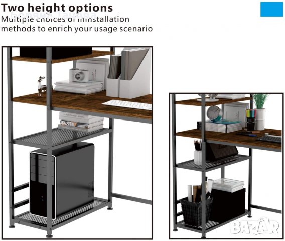 Бюро с етажерка / Офис бюро / Бюро за компютър AD-SJDNZ, снимка 6 - Бюра - 36598268