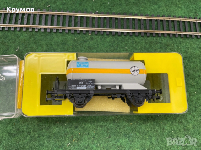 Вагон товарен цистерна 2-осен HO 1:87 влак ЖП модел, снимка 6 - Колекции - 51527111