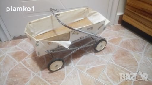Стара играчка бебешка количка , снимка 3 - Колекции - 26284581