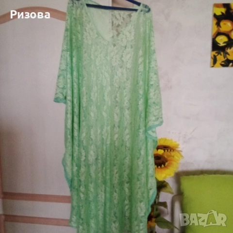 Продавам комплект светло зелен,цял бански с перелина, снимка 3 - Бански костюми - 51548575