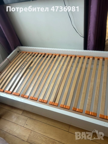 Детско единично легло в много добро състояние .Леглото е с повдигащ механизъм и място за съхранение., снимка 3 - Мебели за детската стая - 53468197