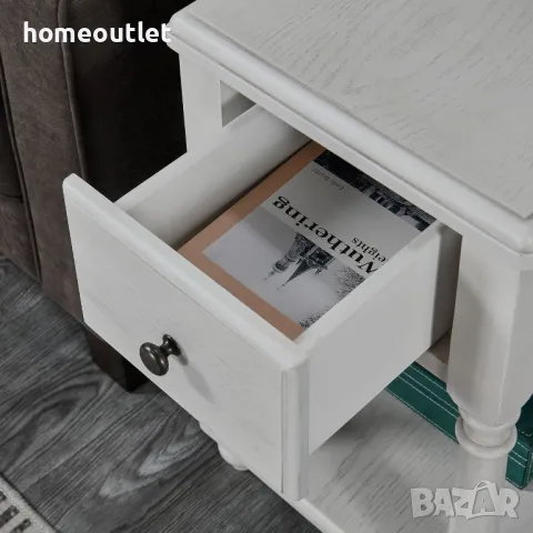 ПРОМОЦИЯ Помощна масичка с чекмедже BBJ-004-RW, снимка 5 - Шкафове - 47891963