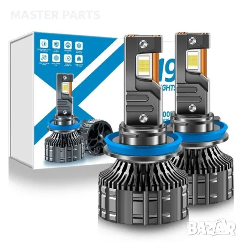 K19 LED Система 190W 38000LM  Топ Canbus (Процесорно Управление, Без Грешки/Смущения), Отличен Фокус