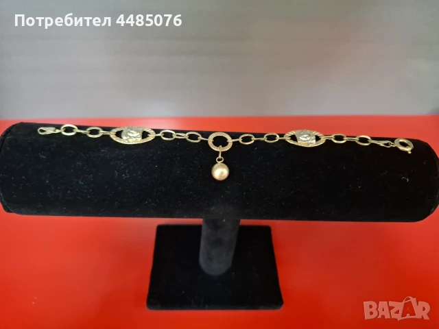 ДАМСКА ЗЛАТНА ГРИВНА ВЕРСАЧЕ 14К., снимка 2 - Гривни - 51028519