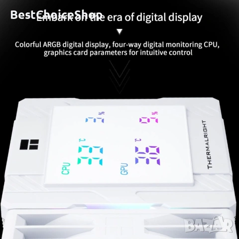 Thermalright Peerless Assassin 120 ARGB охладител за ЦПУ с два вентилатора – Бял, снимка 10 - Други - 53115267