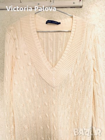 RALPH LAUREN оригинал пуловер пима памук, снимка 7 - Блузи с дълъг ръкав и пуловери - 38613733