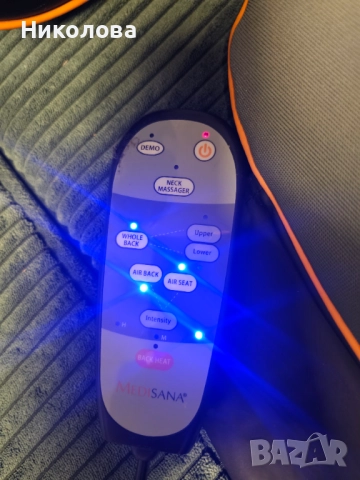 Шиатцу масажираща седалка Medisana, снимка 2 - Масажори - 52620840