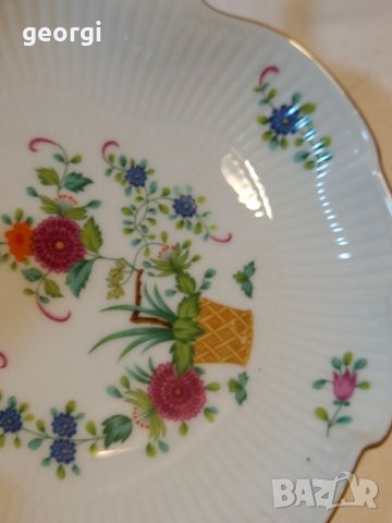 Немска порцеланова фруктиера листо и бонбониера    21/1, снимка 7 - Аксесоари за кухня - 37860536