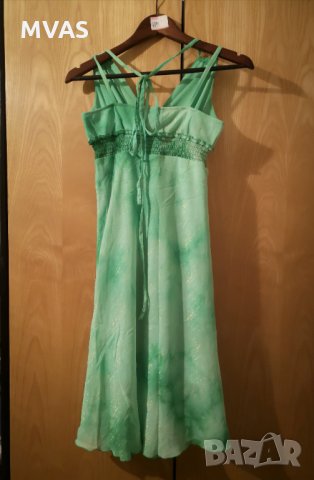 Нова лятна светло зелена рокля М 38 размер, снимка 2 - Рокли - 32623245