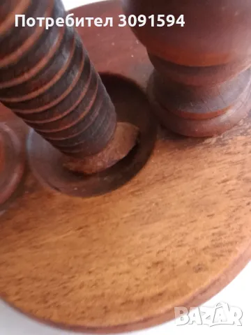 Дъбова преса за орехи ядки 18 век, снимка 3 - Антикварни и старинни предмети - 49632479