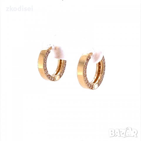 Златни обеци 2,49гр. 14кр. проба:585 модел:11565-2, снимка 2 - Обеци - 39248315